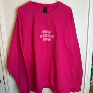 Pink Graphic Sweatshirt
